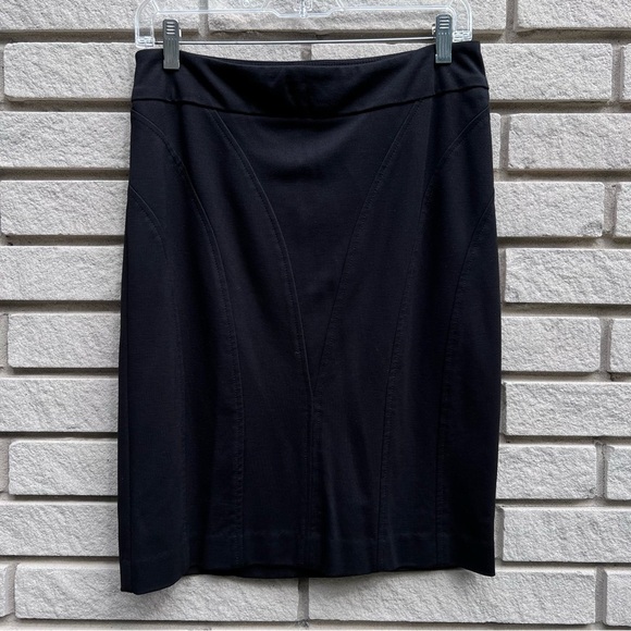 Trisisto Femme Black Pull-on Stretch Skirt Sz S - Picture 3 of 10